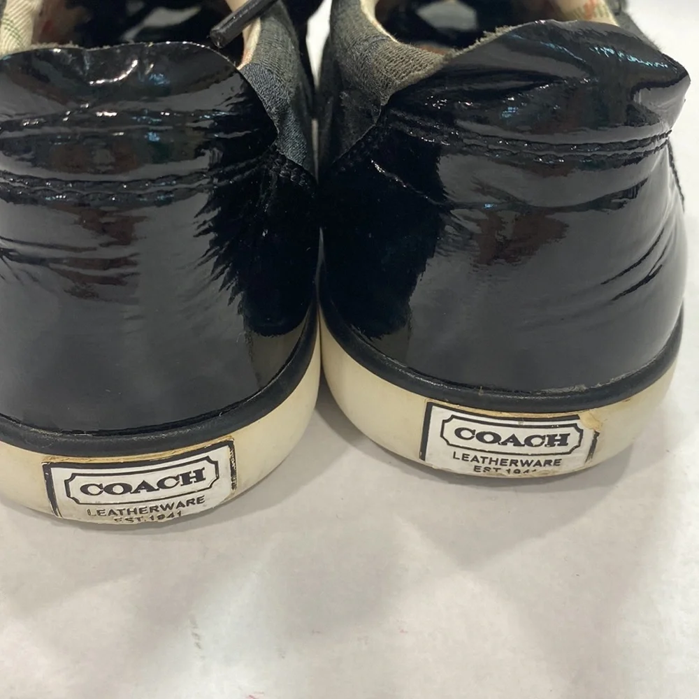Coach Barrette‎ logo monogram sneakers black